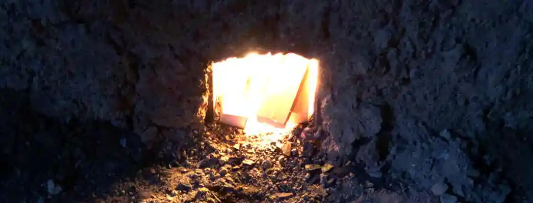 青善の炭焼き